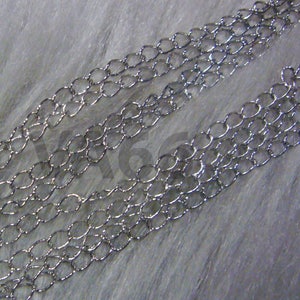 DIY Chain Silver Findings Chain links 2 meters for Jewelry making extenstions for bracelets necklace Supplies for Craft Hobby