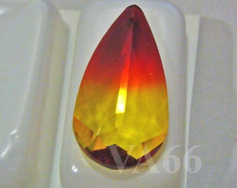 2 stuks 24x12mm 6100 hanger peer druppel Swarovski Crystal Fire Opal Kies cols Sieraden maken, scrapbooking, maak je eigen ketting