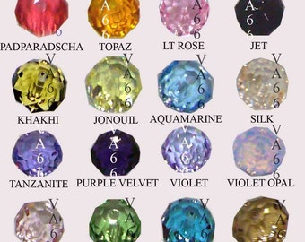 5040 Swarovski Crystal facettierte Rondelle 6 mm Donut Beads Lose Perlen, Schmuckherstellung, Edelsteine, Kristalle, Craft Beads