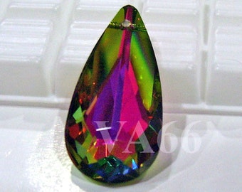 2 stuks 24x12mm 6100 hanger peer teardrop Swarovski Crystal Vitrail medium VM kies Cols sieraden maken, scrapbooking, maak je eigen ketting