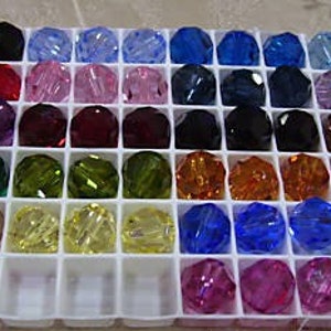 Discontinued 10mm 5000 Swarovski Crystal Facetted Round Colour Choice 10pcs Loose Beads Findings