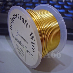 DIY Gold Plated Copper Designer Silver Craft Wire Gauge n Size Wire Wrap Beading 0.2mm, 0.3mm, 0.4mm, 0.5mm, 0.6mm, 0.8mm. 1.0mm. 1.2mm