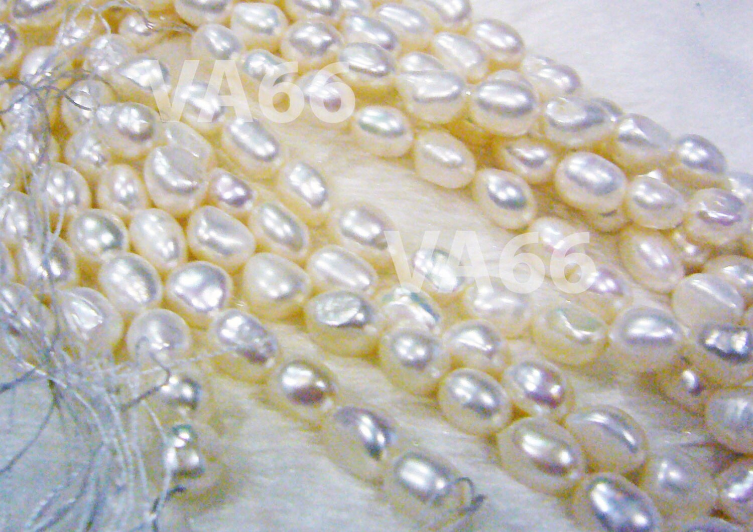 DIY A+ Free Style Rice Puffy Baroque Pearl Fresh Water Pearls 16