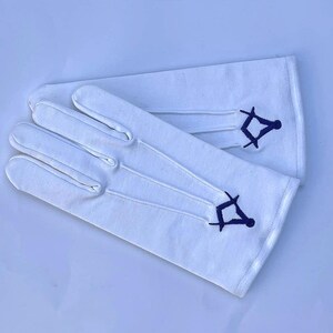 masonic gloves