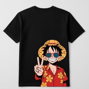 One Piece Monkey D. Luffy SVG PNG, One piece svg, Character Anime Clipart, Anime T-Shirt, Chibi Character svg, Anime Lover Gift, Anime Svg