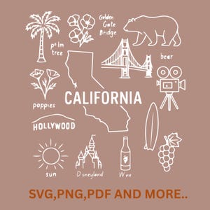 California State, California Tshirt, California Svg, Fun California Shirt Svg, California Dreamin, Vacation Souvenir, State Pride, USA svg