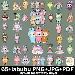 65 +Labubu Designs Png Bundle, Movie Cartoon Png Bundle, Labubu Character Bundle, Labubu Character Design, Labubu Bundle Png, Png file