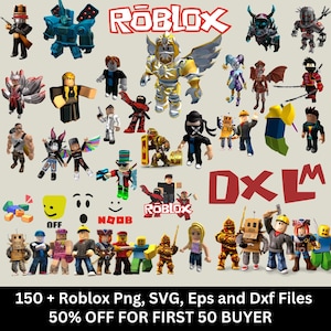 Gaming PNG Clipart Bundle, Roblocks png clipart bundle, transparent background, Font, digital paper, PNG