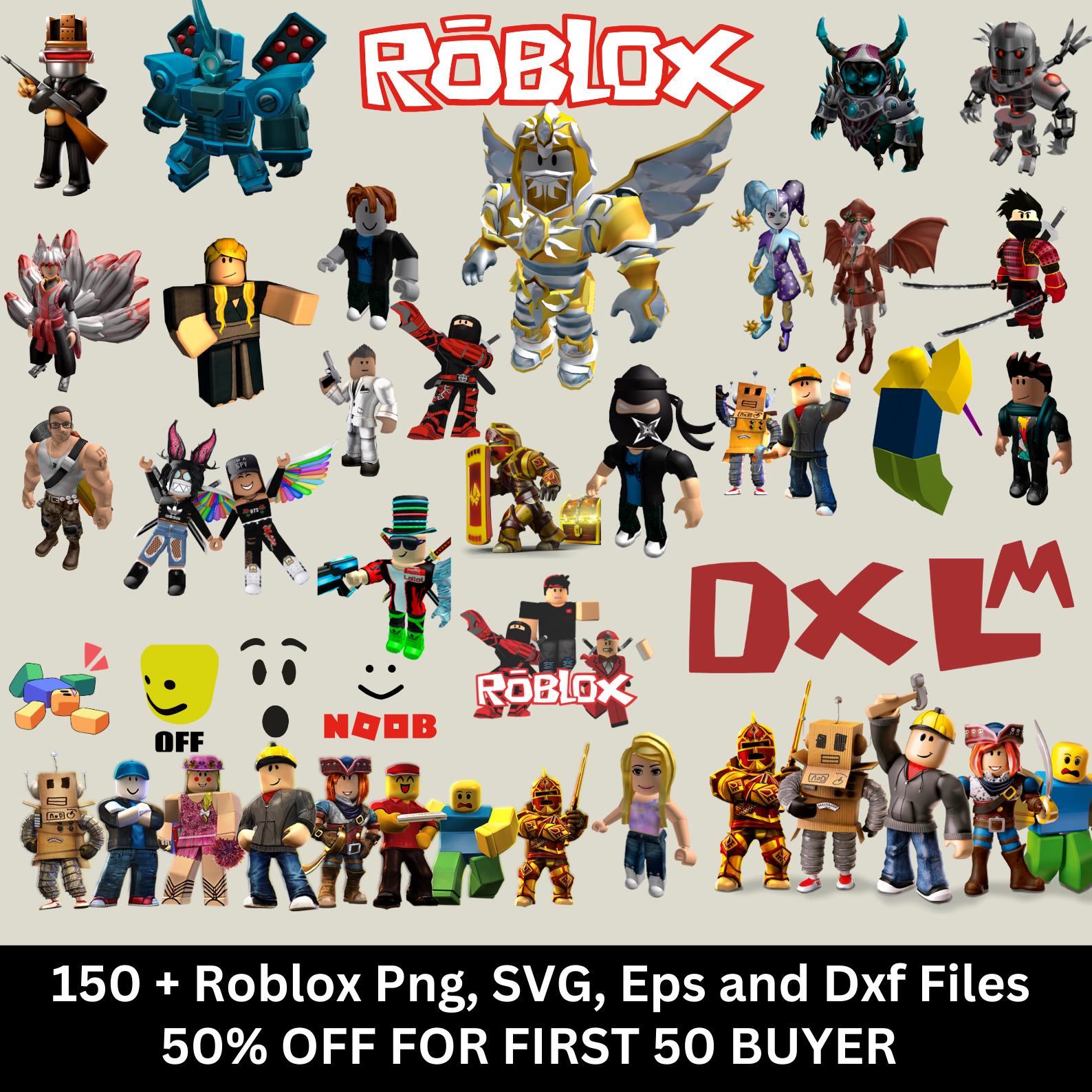 Gaming PNG Clipart Bundle, Roblocks png clipart bundle, transparent background, Font, digital paper, PNG
