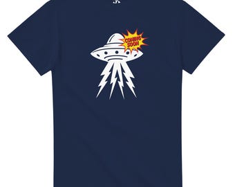 Aliens Are Coming T-Shirt, UFO Graphic Tee, Funny Space Lover Gift, Extraterrestrial Streetwear, Retro Sci-Fi Unisex Shirt, Alien Apparel