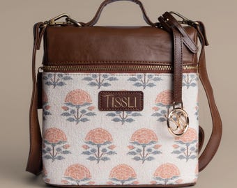 Handmade Cotton Travel Backpack: Eco-Friendly Nepal Rucksack, minimalistic essentials