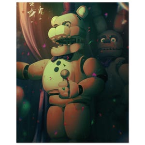ファイブ・ナイツ・アット・フレディーズ『ショータイム』セミグロスポスター 20 x 25 cm / 8x10″