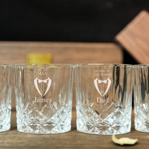 Groomsmen Whiskey Glasses, Groomsmen Gift Idea, Engraved Old Fashion, Personalized Groomsmen, Best Man Gift, Groomsmen Proposal Gifts