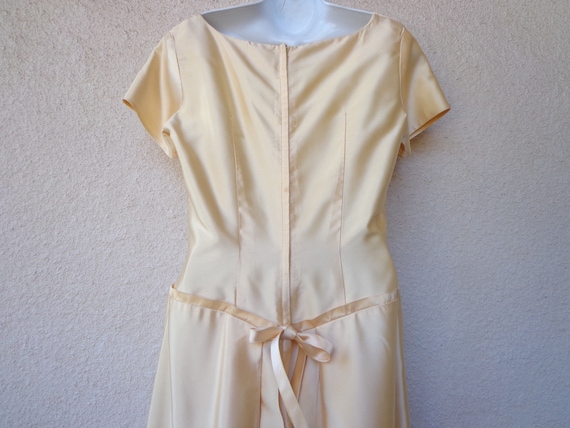 Vintage Evening Gown / Formal Dress in Liquid Sat… - image 7