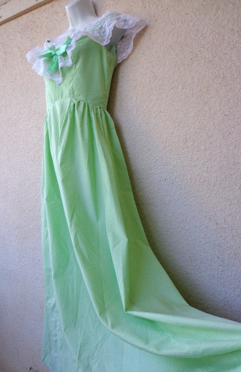 green southern belle dress