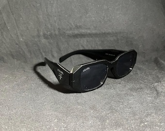 Vintage 2000s Y2K Genuine Unisex Grey Translucent Prada