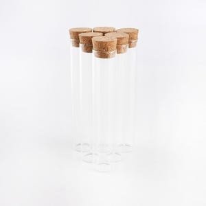 16 Pack 1.01 oz (30 ml) Glass Bottles, Small Bottles with Corks, Empty Jars for DIY Crafts and Storage Solutions