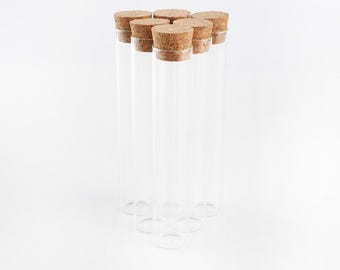 16 Pack 30ml (1.01 oz) Glass Bottles, Small Bottles with Corks, Empty Jars for DIY Crafts and Storage Solutions