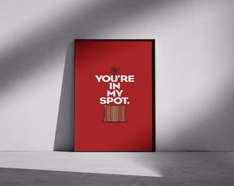 Póster de The Big Bang Theory: Estás en mi lugar, impresión artística del programa de televisión