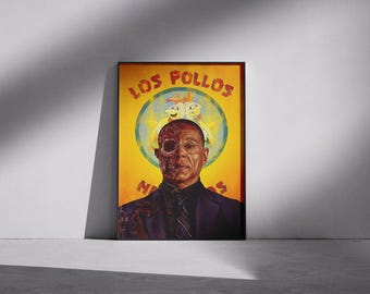 Poster di Gustavo Fring: Arte da parete di Breaking Bad, Los Pollos Hermanos