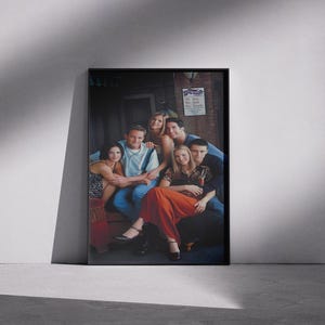 Friends-Themed Rolled Posters, Vintage Wall Art, Home Decor, Movie Night Decor, Gift for Friends Fans, Fun Room Decor, Unframed
