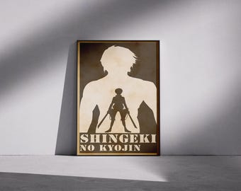 Shingeki no Kyojin Poster: Anime Wall Art Print for AOT Fans