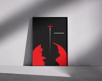 Cowboy Bebop Poster: Retro Anime Sci-Fi Wandbild - Ungerahmt