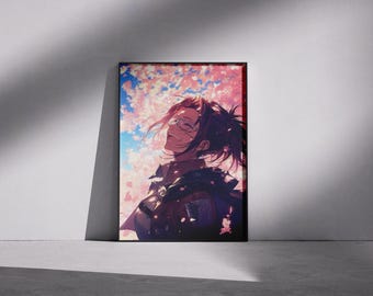 Hange Zoe Poster, Shingeki no Kyojin, Anime Wandkunst