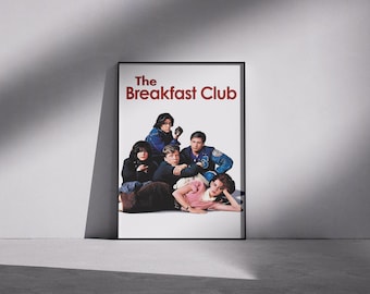 The Frühstücksclub Film Poster: 80er Jahre Teen Film Kunstdruck