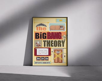 Big Bang Theory Poster: Geek TV Show Art Print