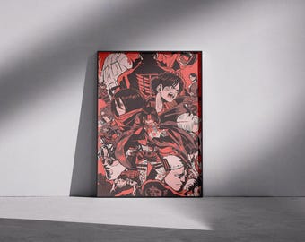 Shingeki no Kyojin Poster: Anime Wall Art Print for AOT Fans