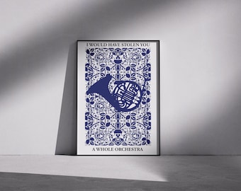Poster di How I Met Your Mother, Blue French Horn, fan art di HIMYM