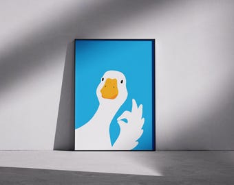 Gåskonsttryck, Modern heminredning (digital nedladdning)