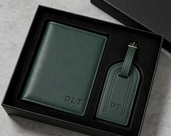 Custom Passport Holder, Custom Luggage Tag, Custom Passport Cover, Travel Gift for Couple, Tour Group Gift, Honeymoon Gifts, Passport Wallet