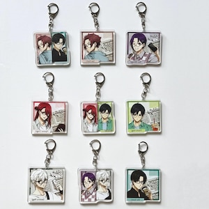 Blue Lock Acrylic Keychain, Blue Lock Double Side Keychain, Gift for friends, Hyoma Chigiri, Meguru Bachira, Rensuke Kunigami, Yoichi Isagi
