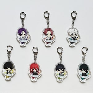 Blue Lock Acrylic Keychain, Blue Lock Double Side Keychain, Hyoma Chigiri, Meguru Bachira, Rensuke Kunigami, Yoichi Isagi, Gift for friends