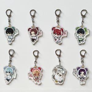 Blue Lock Acrylic Keychain, Blue Lock Double Side Keychain, Gift for friends, Meguru Bachira, Hyoma Chigiri, Rensuke Kunigami, Yoichi Isagi