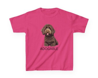 Youth: Tee Adogable Chocolate Doodle Dog