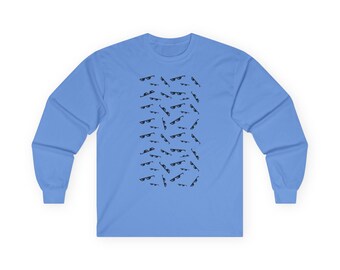 Adult: Tee Long Sleeve Shades Silhouette Sunglass Graphic Shirt