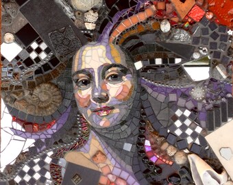 Goddess of Chaos - Mosaic Wall Art