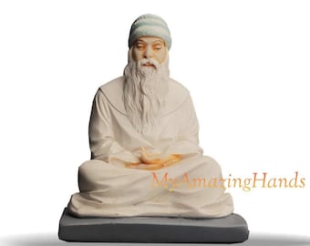 Handgemaakte Osho Idol – 16 cm (6,3 inch) elegant decoratief pronkstuk voor thuis, tempel, kantoor en doordachte cadeaus