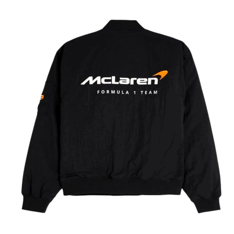 Mclaren Racing Jacket Men’s Bomber Style |black Mclaren Jacket| Light ...