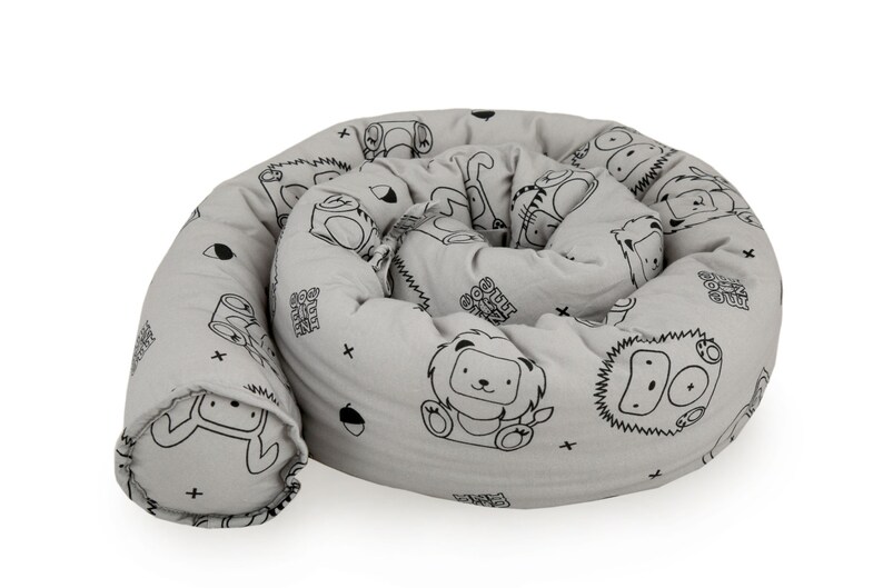 Baby Bed Bumper tour de lit bebe Crib bumper Organic crib Etsy