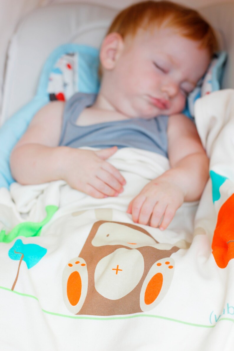 Organic Baby Crib Blanket Forest Baby Blanket Organic Baby Etsy