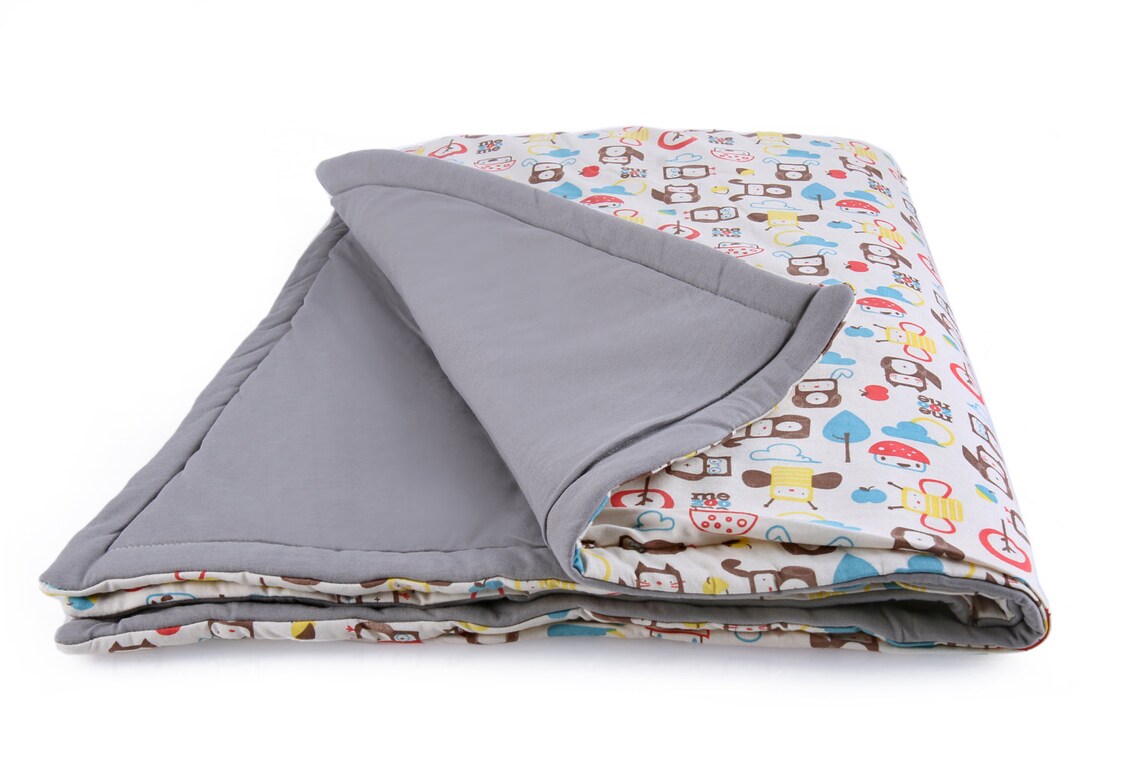 Organic Baby Blanket With Lining Weighted Blanket Warm Baby Etsy