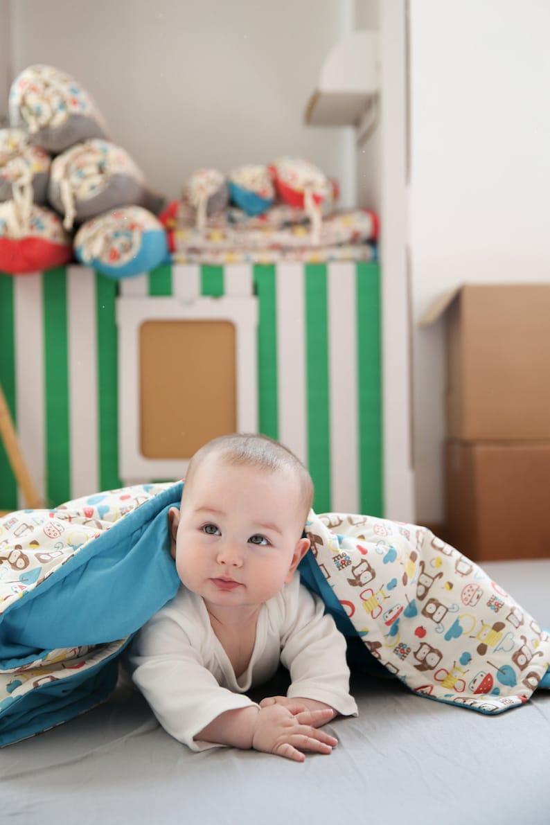 Organic Baby Blanket With Lining Weighted Blanket Warm Baby Etsy