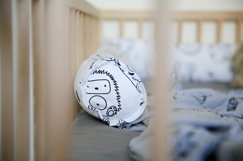 Baby Bed Bumper tour de lit bebe Crib bumper Organic crib Etsy