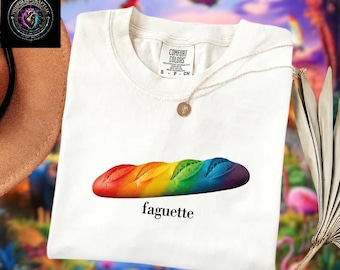 Comfort Colors Faguette LGBT Pride Baguette T-Shirt