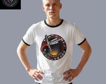 Project Hail Mary Ringer Tee – Ryland Grace Sci-Fi Space Shirt