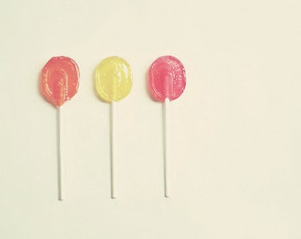 Food Photography Kitchen Art: lollipop family Fine Art Candy Art, pink orange yellow Kitchen Art still life photography Art For Kitchen,